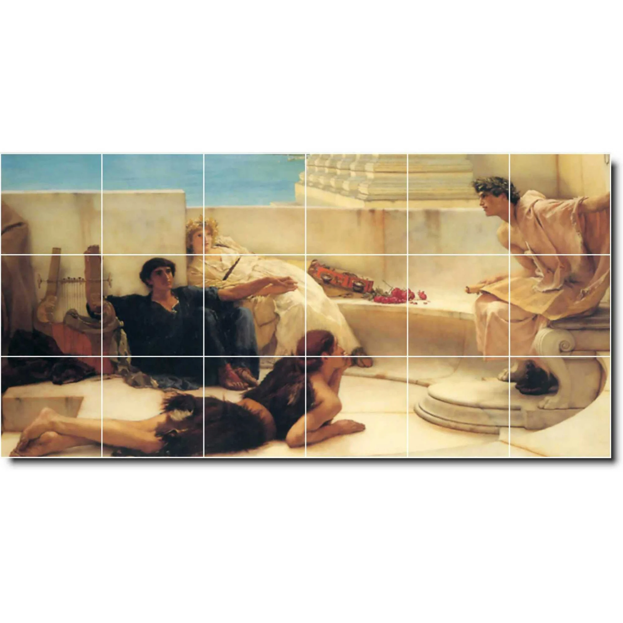 Ceramic Tile Mural-Lawrence Alma-Tadema Historical 3. 72