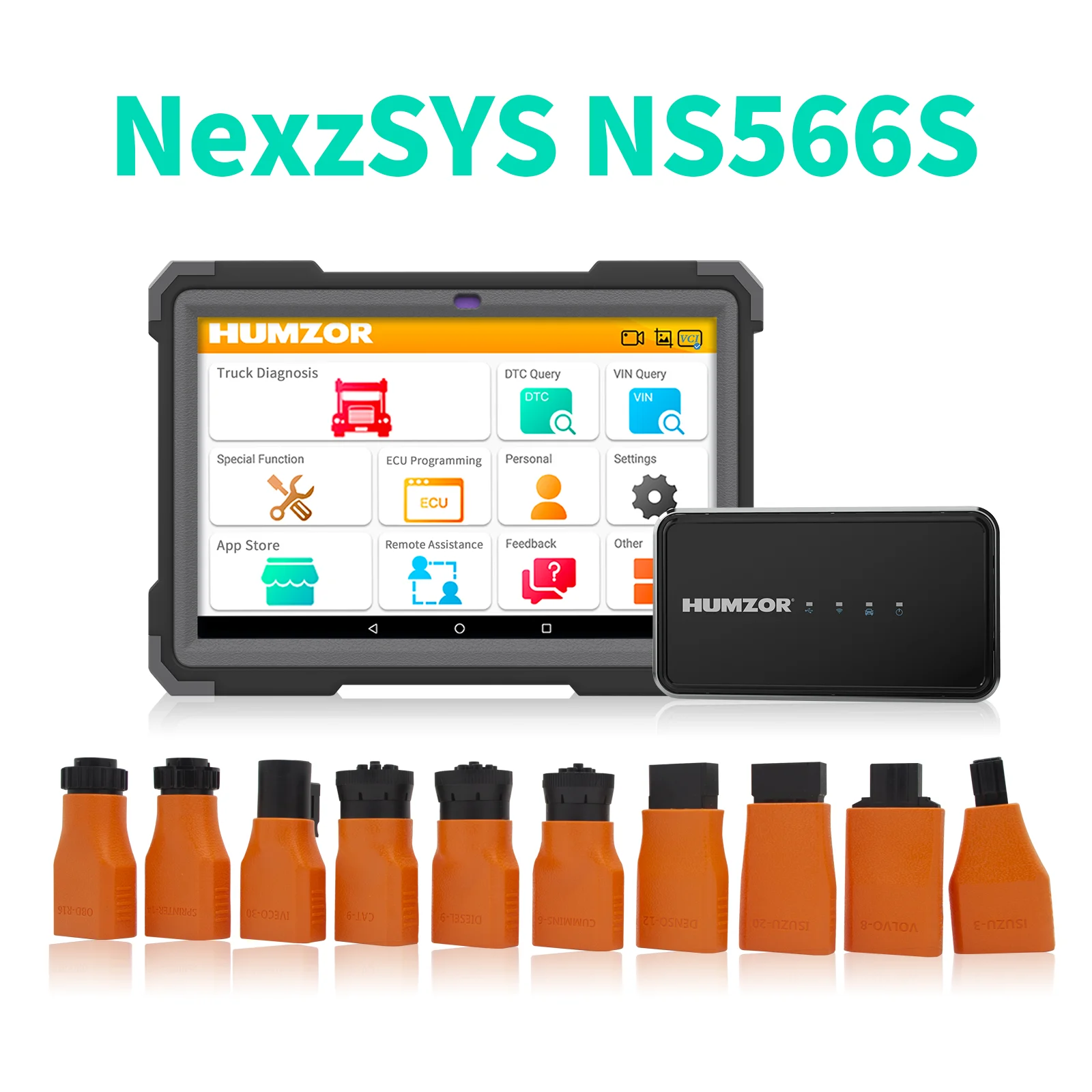 NS566S Heavy Truck ALL System OBD2 Diagnostic Scanner Bidirectional Scan Tool