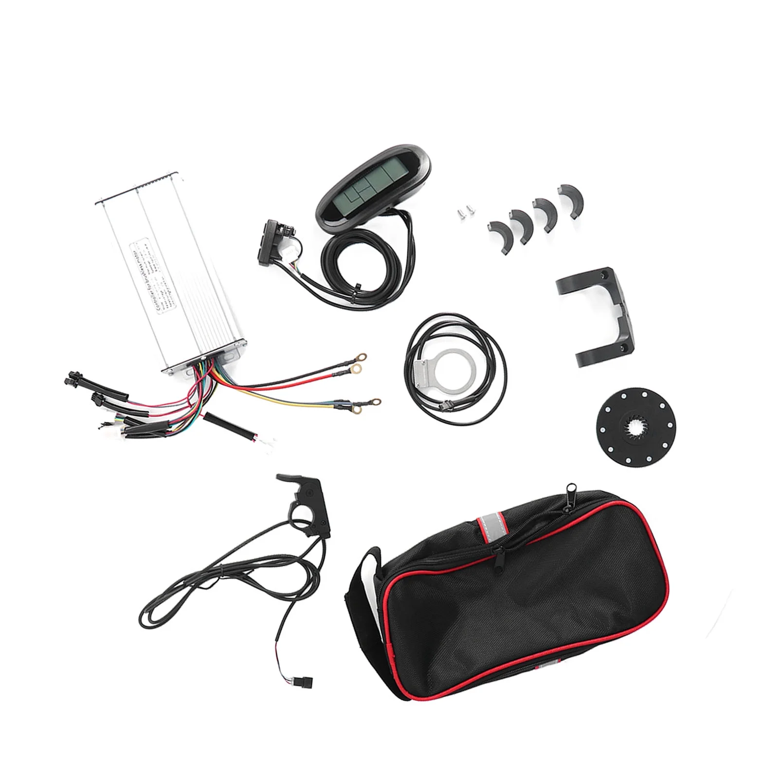 1000W Electric Bike Conversion Kit 30A Sine Wave Controller with LCD6 Display Bicycle Lithium Battery Modification Kit