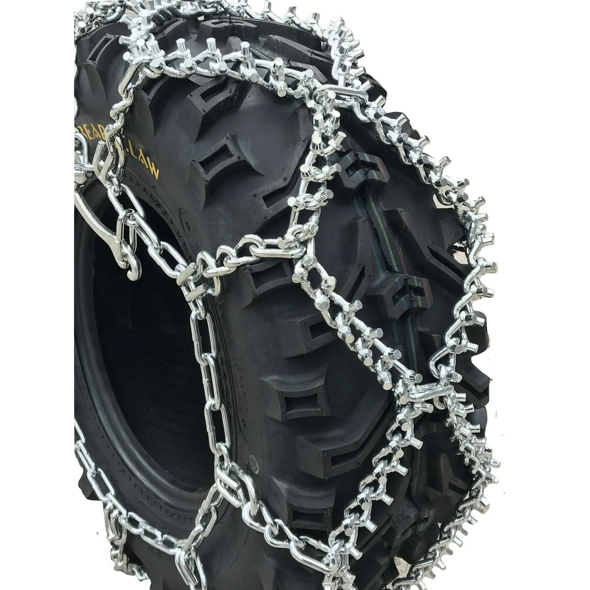 Tirechain 22X11-10, 22 11 10 Atv Utv Stud Tire Chains, Priced Per Pair