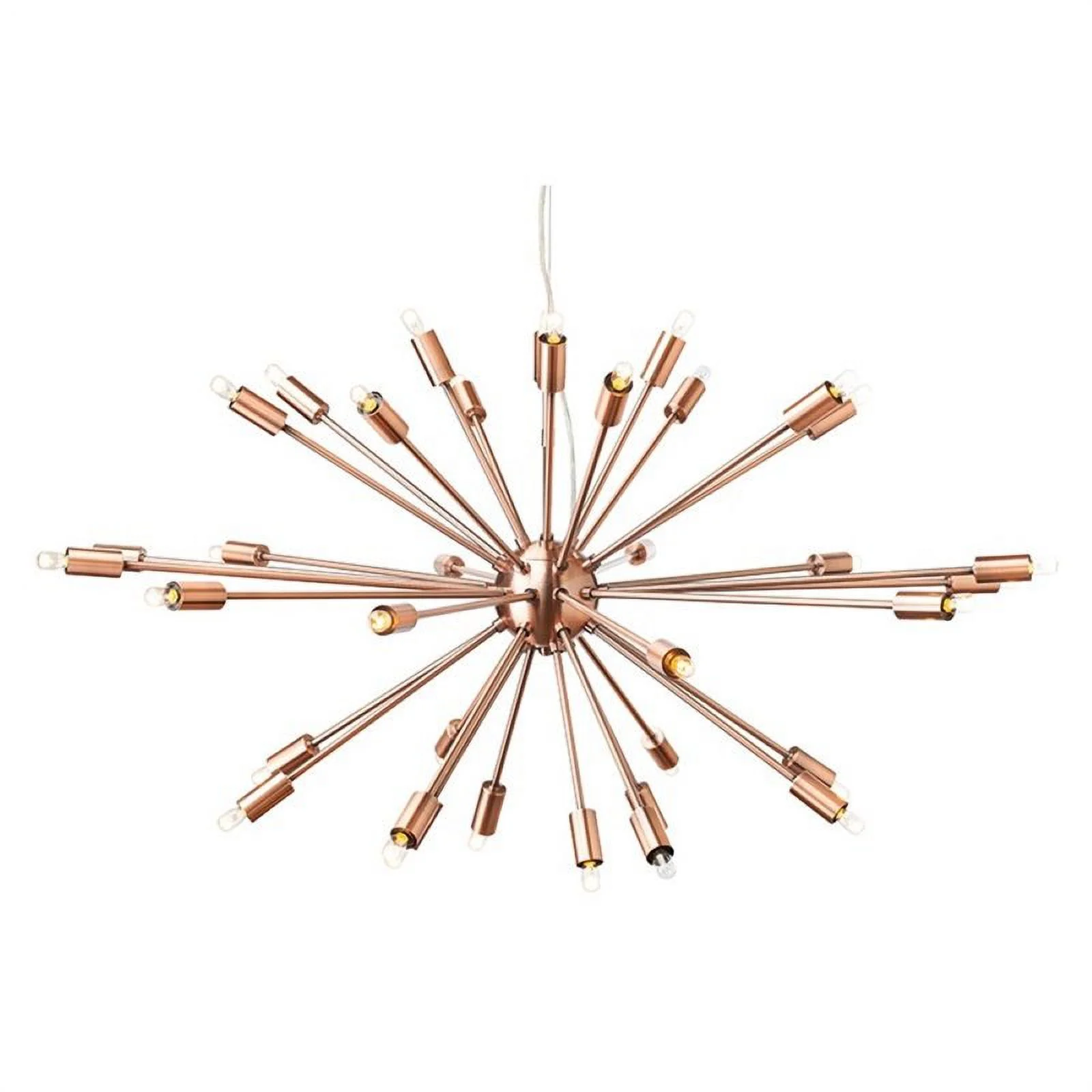 Nuevo Vladimir 36 Light Metal Pendant in Copper