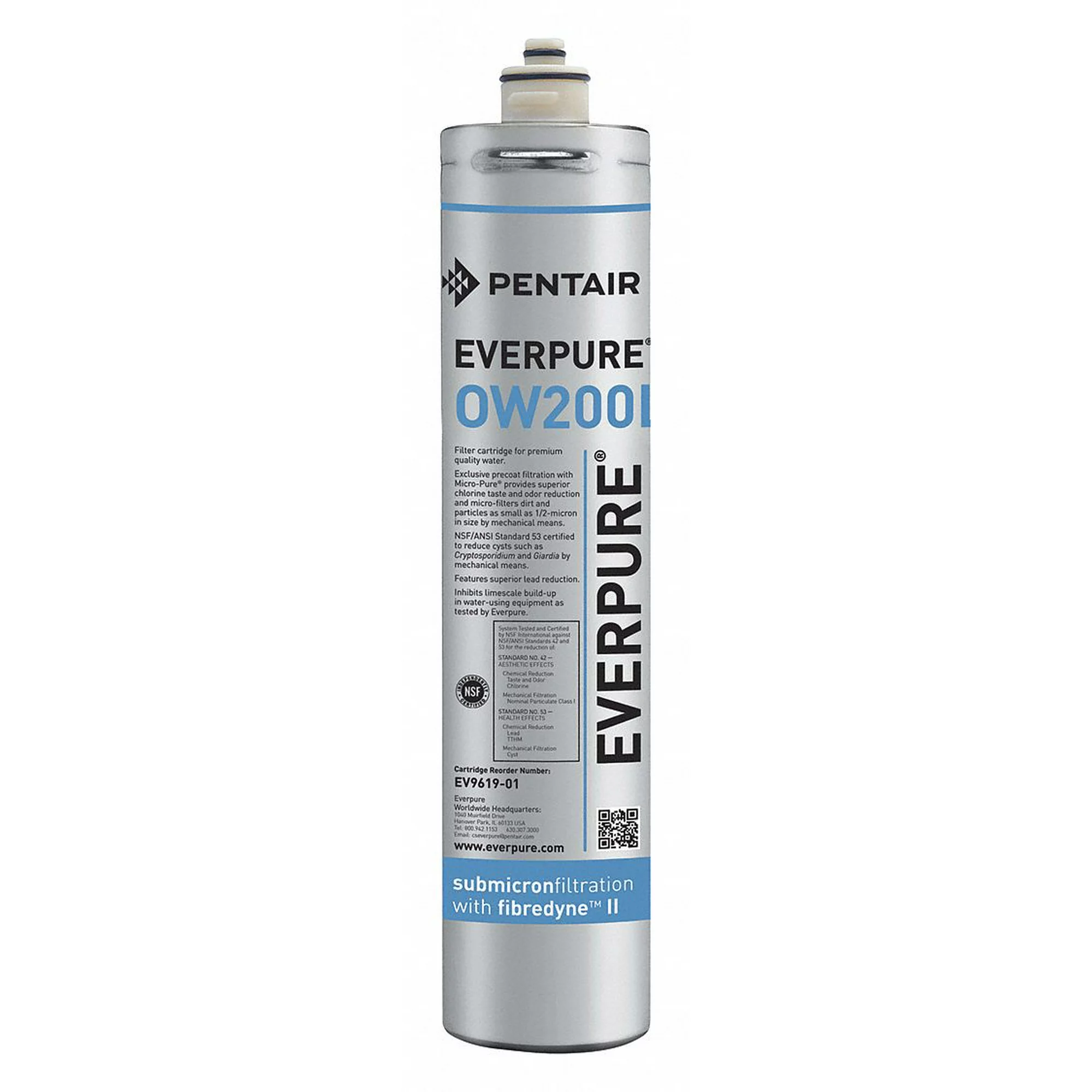 Pentair/Everpure Quick Connect Filter,0.5 micron,0.5 gpm  EV961906-75