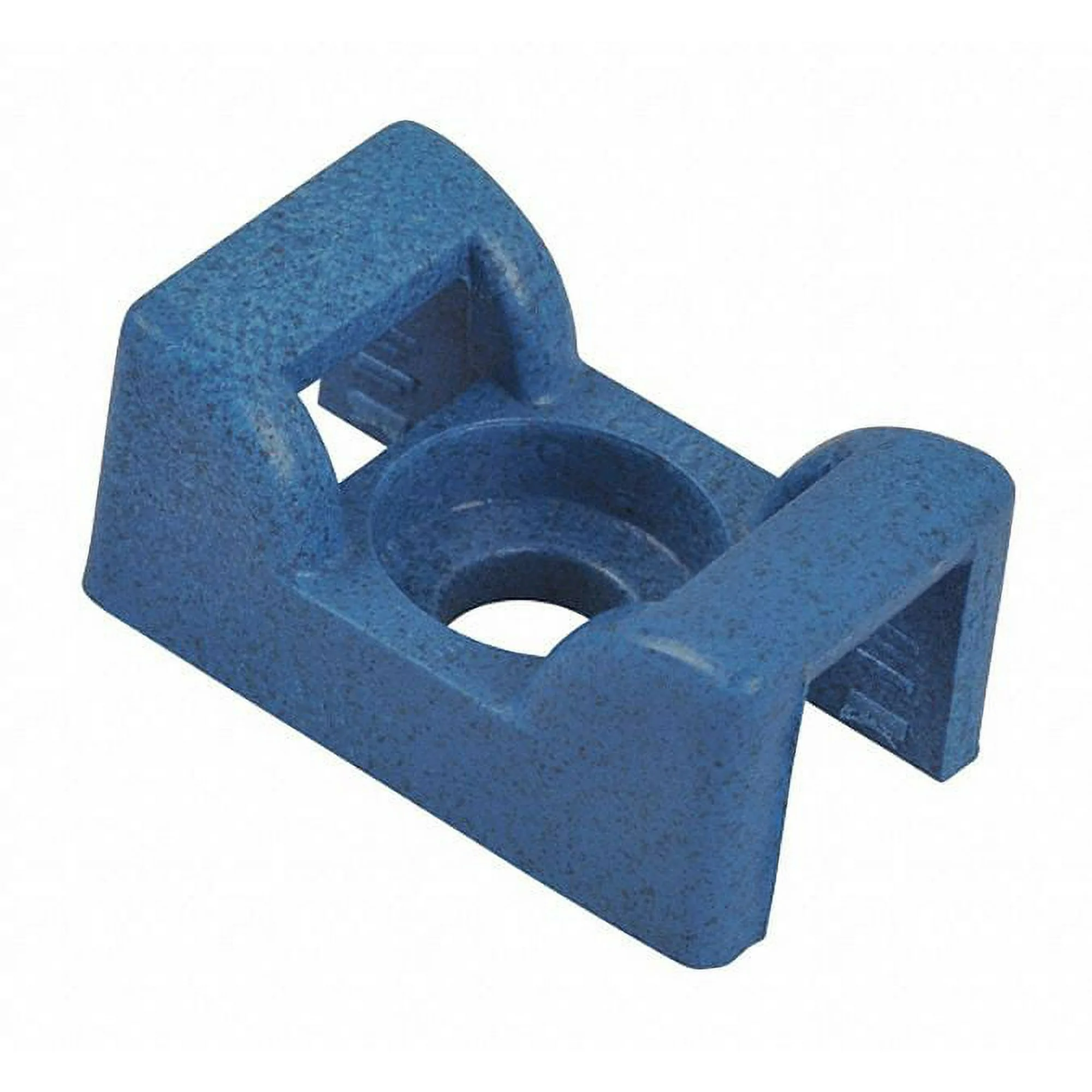 Ty-Rap Cable Tie Base,Saddle,Screw,Blue,PK100  TC5141-NDT