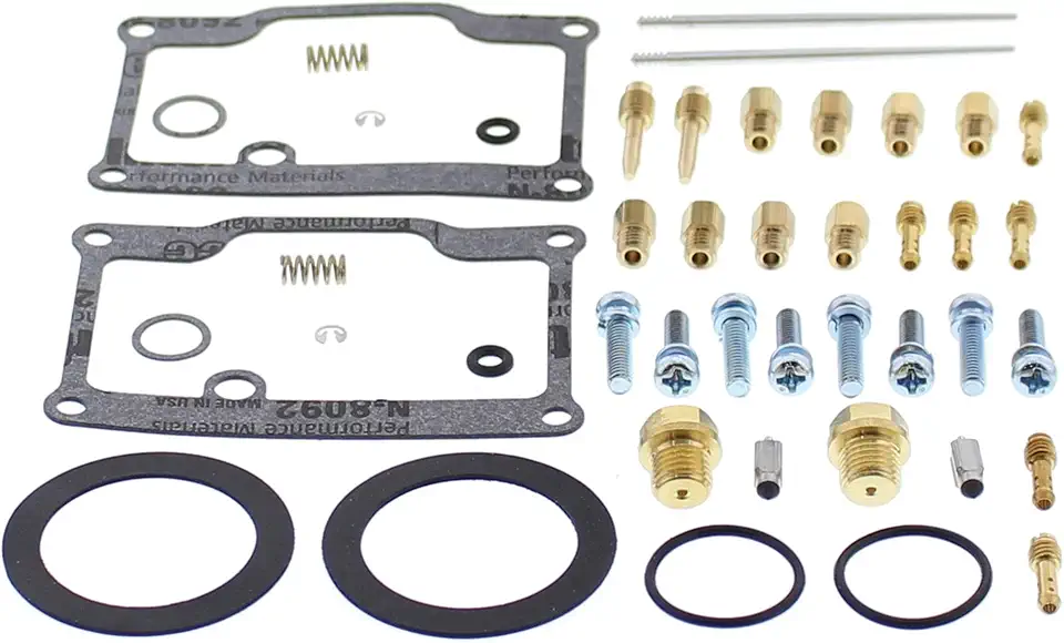 All Balls Racing Carburetor Rebuild Kit 26-1796 Compatible With/Replacement For Polaris Indy Trail Deluxe 488/500 1991-1996, Indy Trail 488/500 1991-1992, 1994-1995, 1997, 1999, 440 Indy 1996-1998