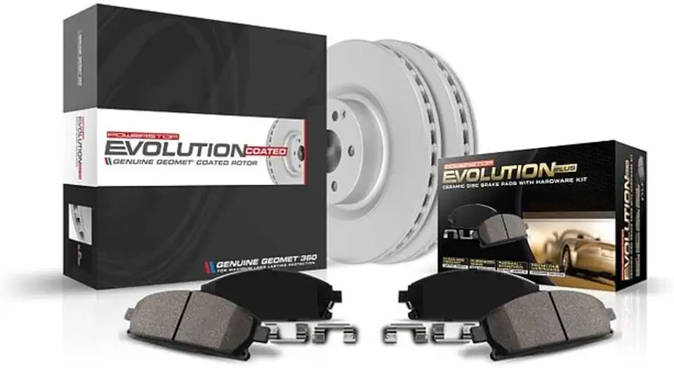 Power Stop CRK5826 Front Z17 Evolution Geomet Coated Brake Kit For Lexus LS460 2010-2017, Lexus LS600h 2010-2016 [Model Specific]