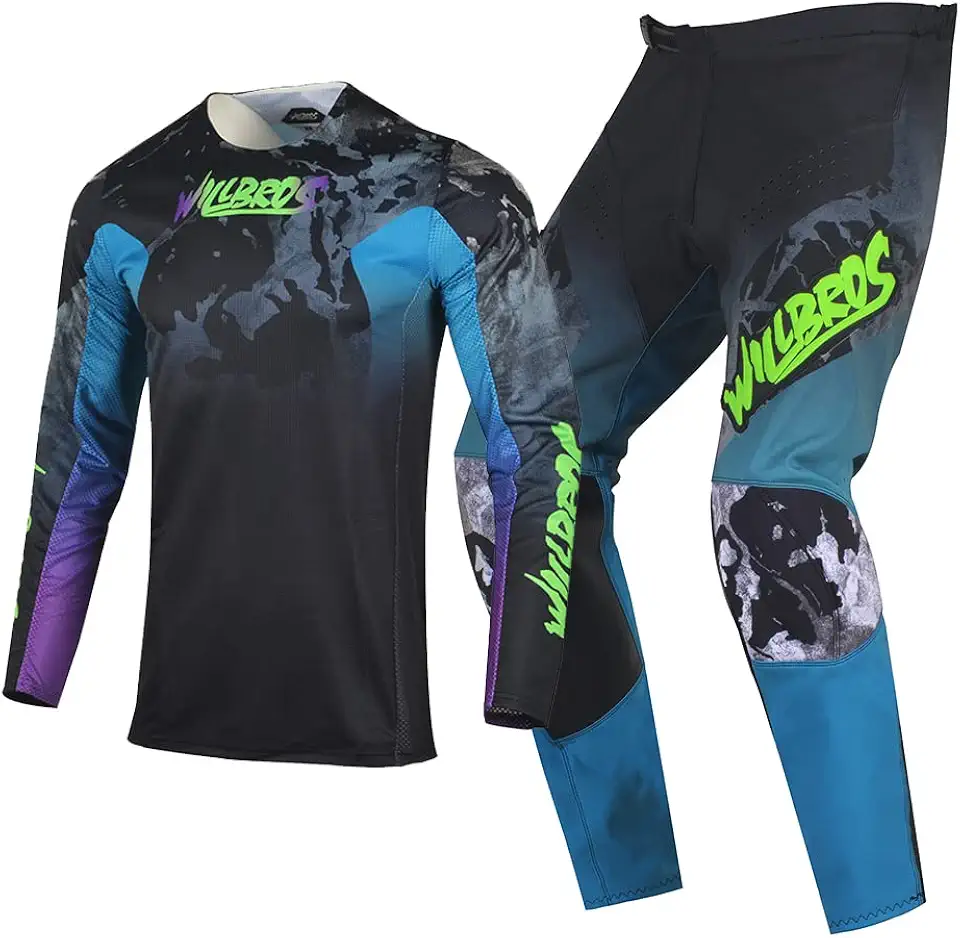 Men's Motocross Jersey Pants Combo MX Set Offroad Dirt Bike Downhill Enduro Race Women MTB BMX Suit Adult