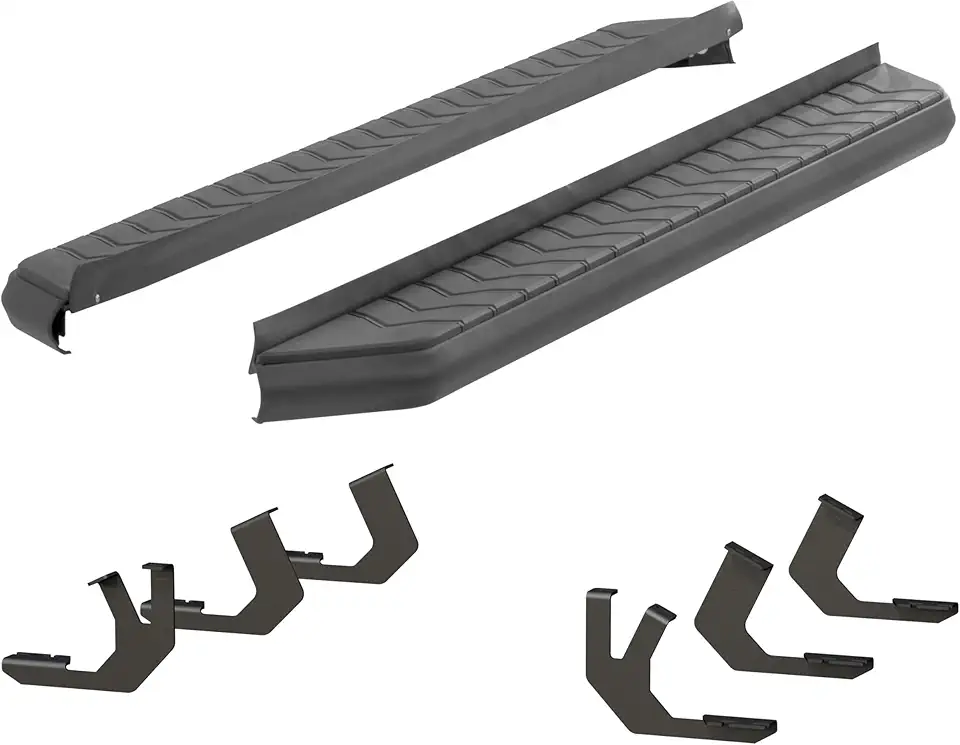 ARIES 2061025 AeroTread 5 x 70-Inch Black Stainless SUV Running Boards, Select Toyota 4Runner