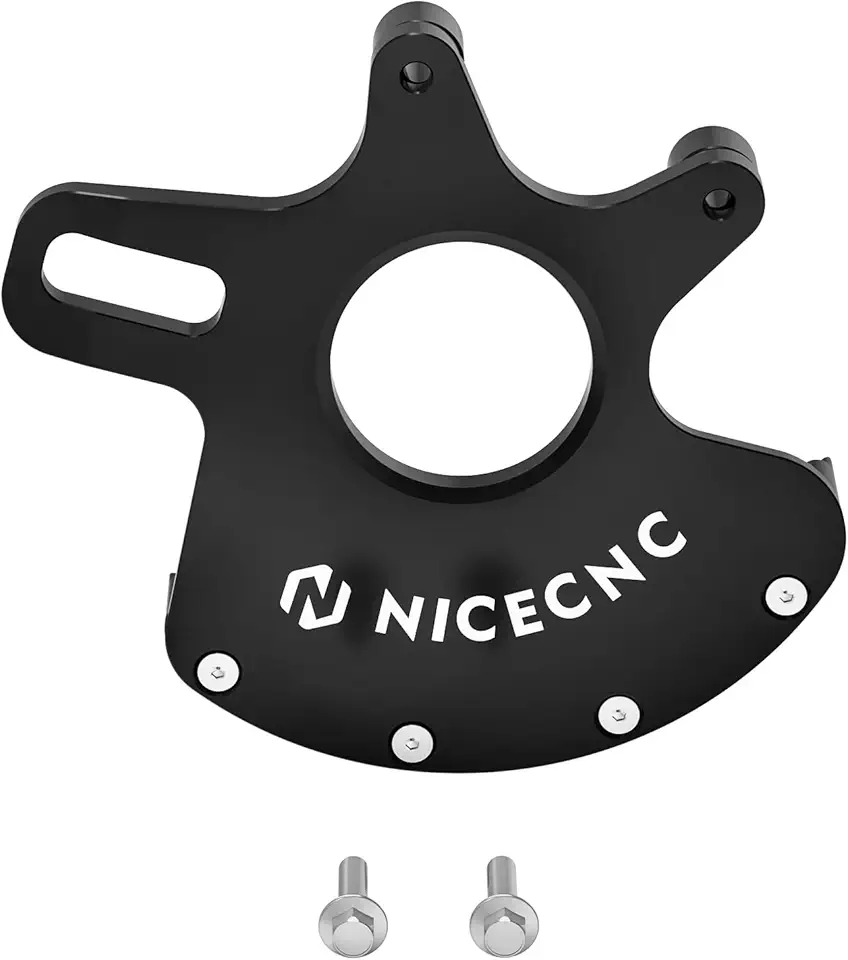 Rear Brake Caliper Bracket Disc Rotor Cover Aluminum Compatible with Yamaha Raptor 700 YFM700R 2006 2007 2008,Raptor 700R YFM700R 2009 2010 2011 2012 Black,See Fitments