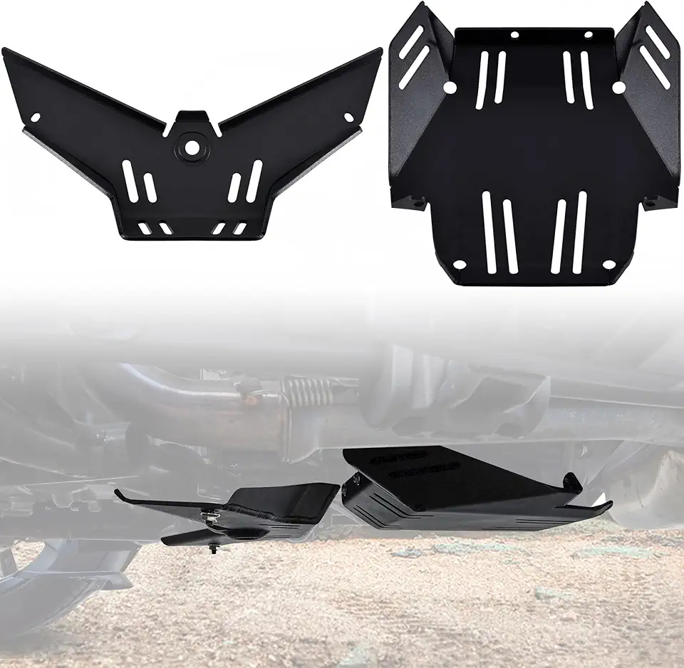 SAUTVS Aluminum Lower Protector Skid Plate for Can-Am Ryker, Lower Splash Guard Radiator Protector for Can Am Ryker 600 900 Sport & Ryker Rally Edition All Models Accessories (Replace #219401251)