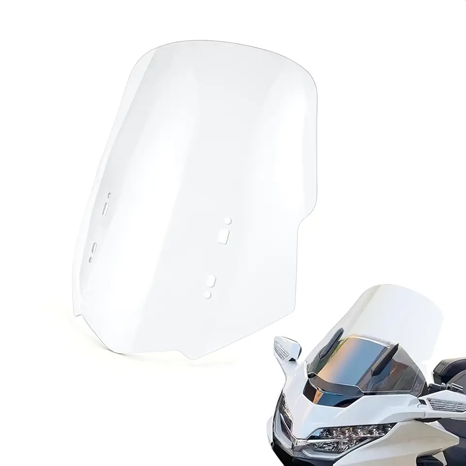 23'' Windshield Clear Windscreen Compatible for 2018 2019 2020 2021 2022 2023 Goldwing GL1800