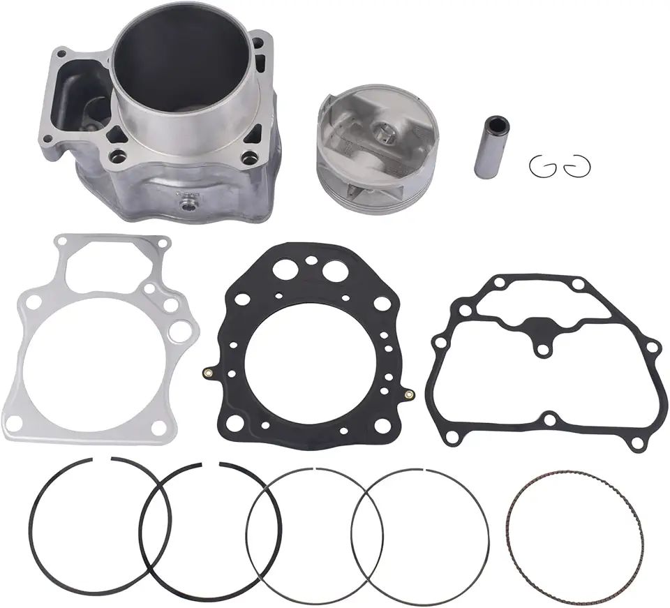 Cylinder Piston Gasket Top End Rebuild Kit Replacement for Honda TRX500 Foreman Rubicon 500 2012-2019, Pioneer 500 2015-2021 92mm 475cc # 12100-HR0-F00 12191-HR0-F01 3101-HR0-F00