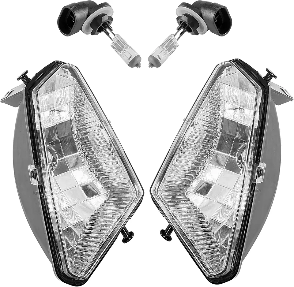 Caltric Left And Right Headlight Bulb Compatible with Polaris Sportsman 700 Efi 2005-2007/X2 700 Efi 2008