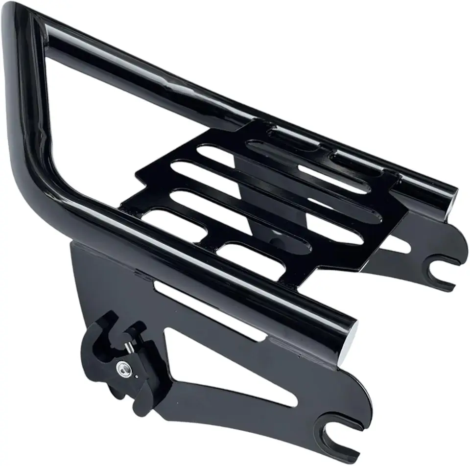 09-24 Detachable Luggage Rack for Harley Davidson Touring Road+Glide Street+Glide Road+King CVO 2009-2024 Gloss Black