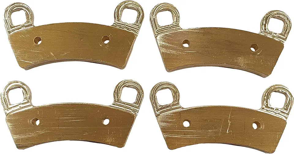 Brass Brake Pads (2 Pair) compatible with Polaris 2203318, 2209280, 1911197, 2208936, 2211852