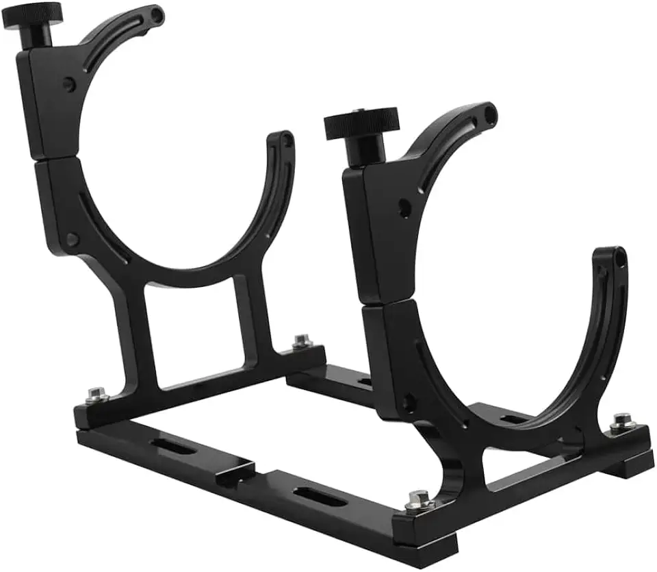 Nitrous Oxide Nos Billet Aluminum Single Bottle Holder Bracket Black, Suits 10LB Bottles