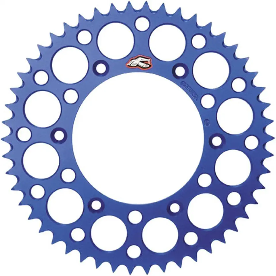 Renthal 224U-520-52GPBU; Renthal Sprocket Rear 52T Blue Made by Renthal