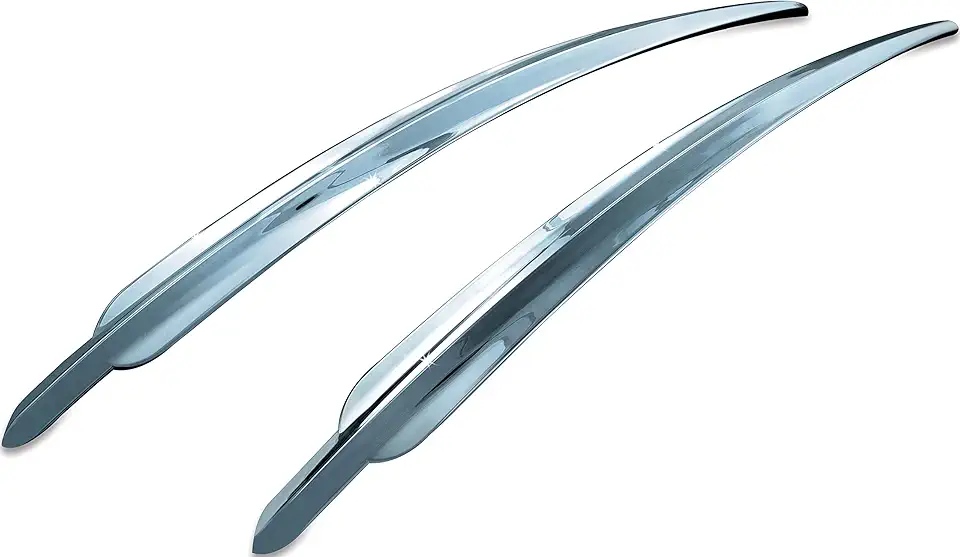 Kuryakyn 7216 Motorcycle Accessory: Top Fender Accents for 2009-19 Harley-Davidson Trike Motorcycles, Chrome, 1 Pair , Black