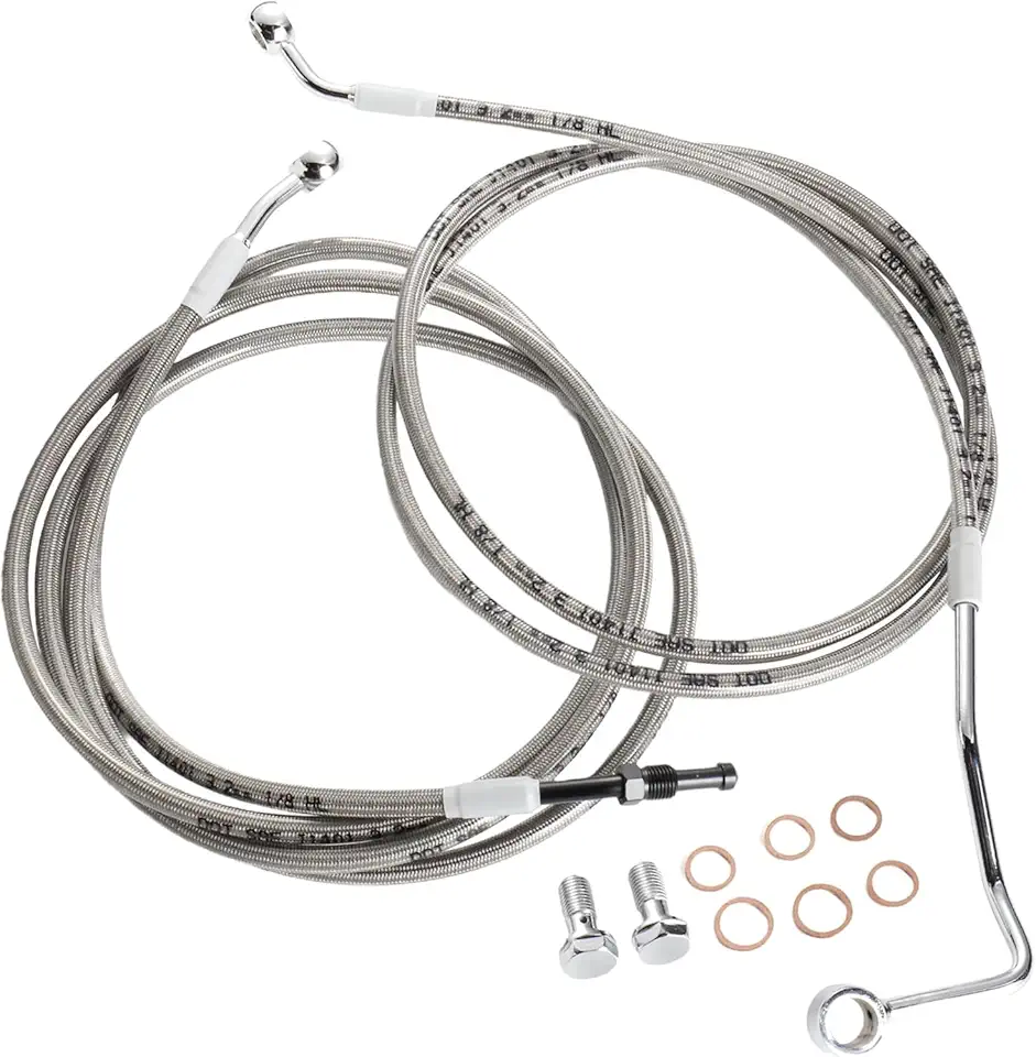 MoKitDora Hydraulic Clutch & Upper Brake Lines Cable Kit for 16