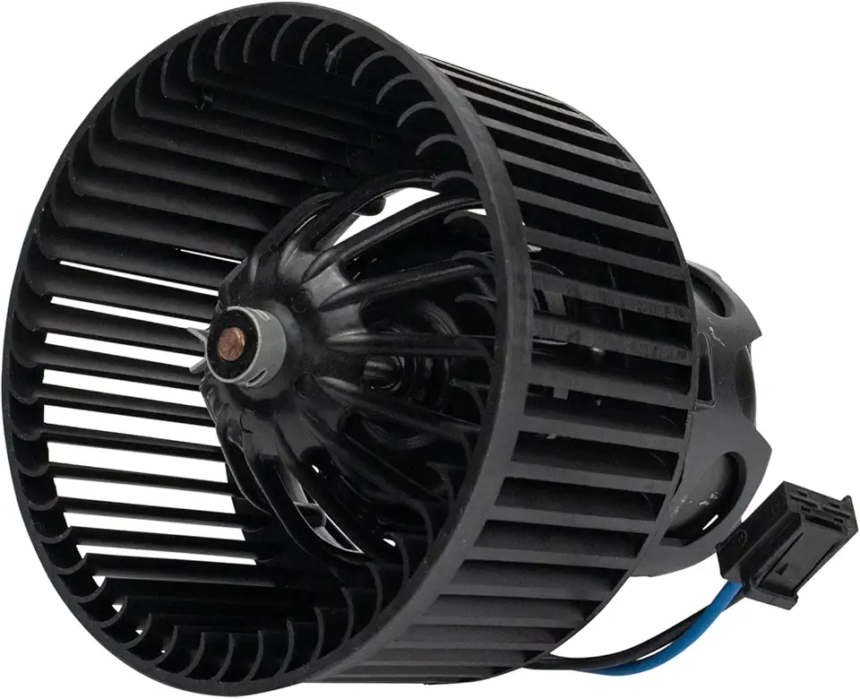 TRQ HVAC Heater Air Conditioning A/C Blower Motor with Fan Cage for BMW 520i 528i 535i 550i 640i 650i
