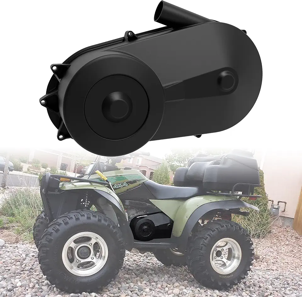 SAUTVS Cvt Air Guide Outer Clutch Cover, CVT Variator Clutch Housing Outer Clutch Drive Belt Cover for Polaris Sportsman 400 (1994) 500 (1996-1999) Accessories (1PCS, Replace #5433542)