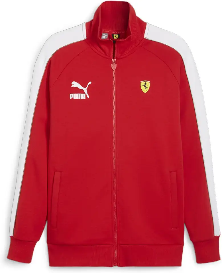 PUMA Men's Standard Scuderia Ferrari Race Mt7 Track Jacket