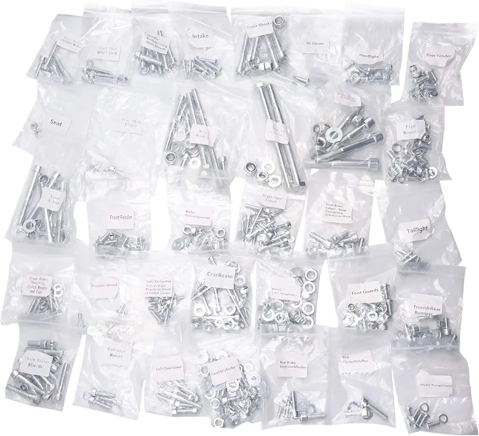 WSays Complete 632 Pieces Full Bolt Kit Compatible with Yamaha Banshee YFZ 1987-2006