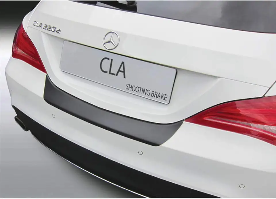 RBP918 ABS Rear Bumper Protector Mercedes CLA Shooting Brake Sport/250 AMG Line 2015-Black, Black