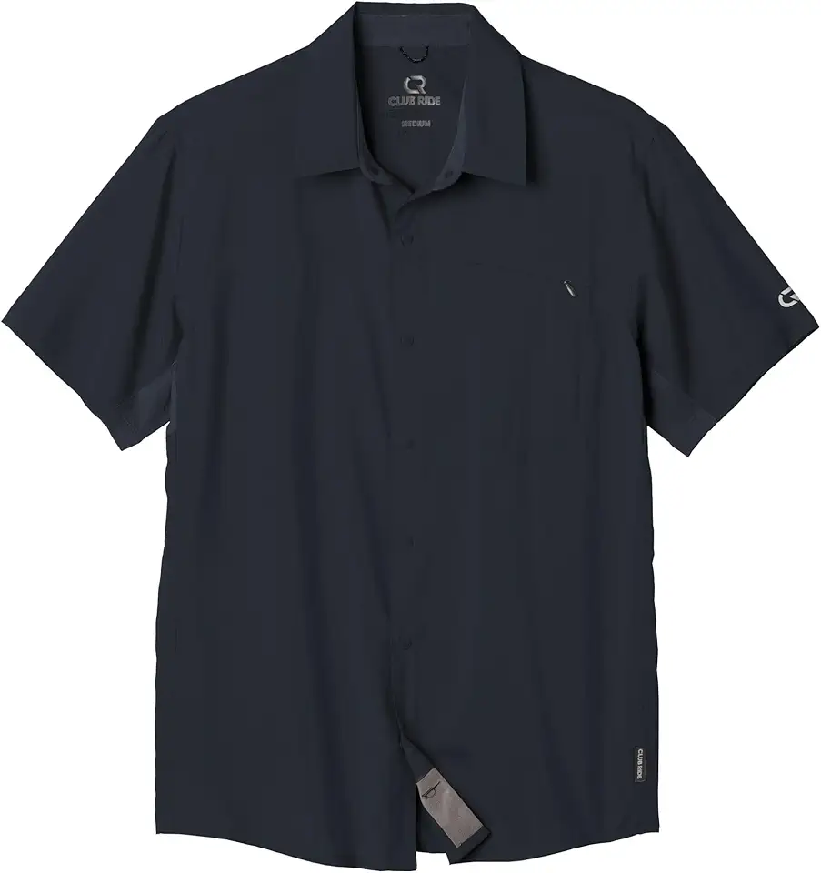 Club Ride Apparel Protocol Short Sleeve Cycling Jersey - Men's Snap Down Biking Top