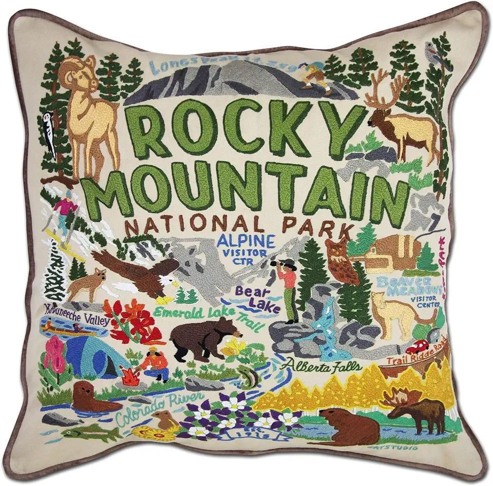 Catstudio Jersey Shore Embroidered Decorative Throw Pillow