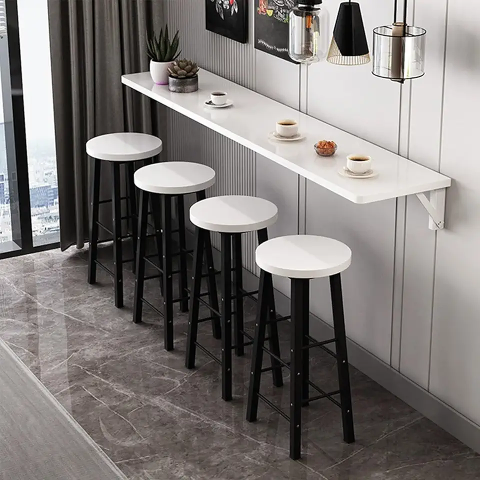lding bar Table Wall Mounted Drop Leaf Table Kitchen Space Saving Table Wall Mounted Folding Dining Table Kitchen Wall Mounted Table with Storage Wall Mounted Folding Table for Small Spaces