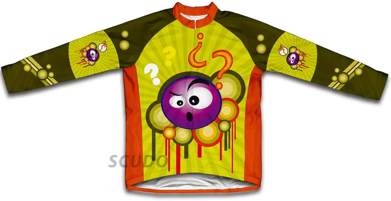 ScudoPro Confused Critter Winter Thermal Cycling Jersey for Women