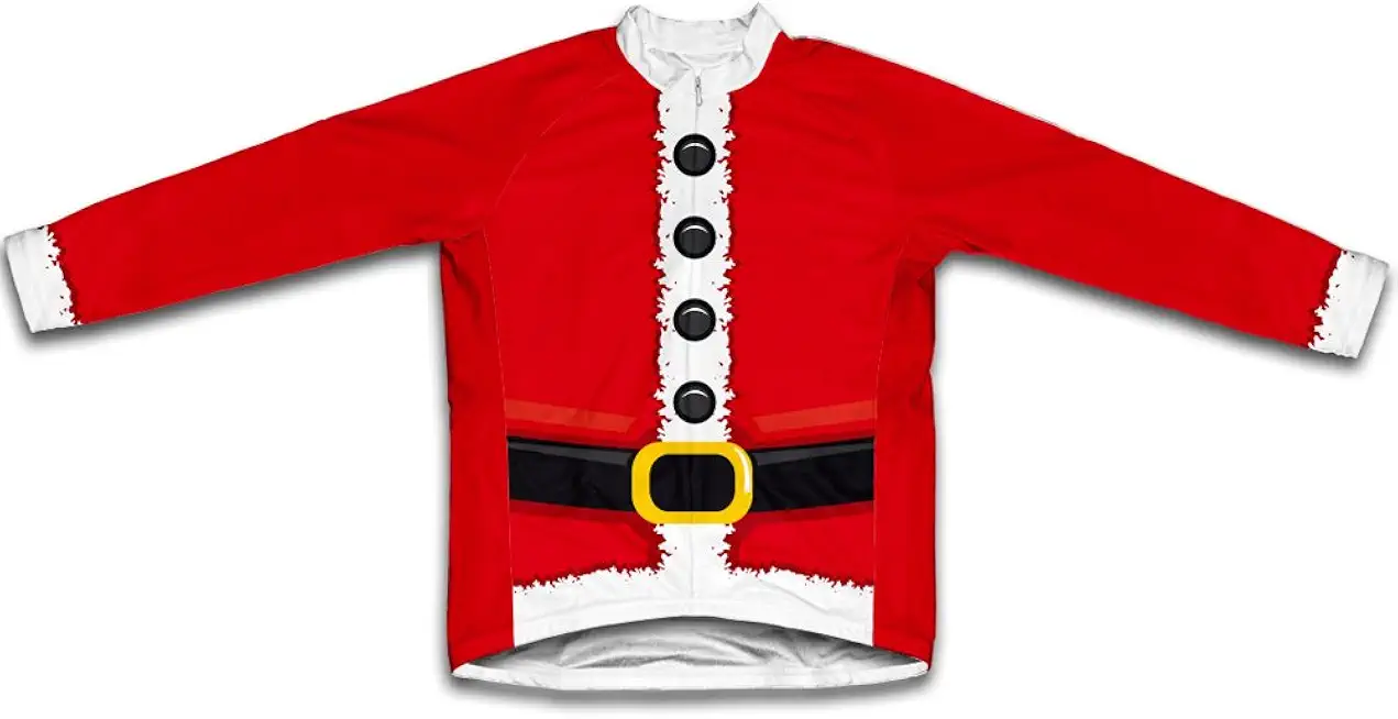 ScudoPro Santa Suit Winter Thermal Cycling Jersey for Men