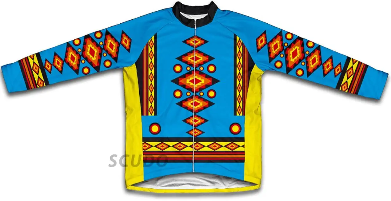 ScudoPro Diamond Patterns Winter Thermal Cycling Jersey for Women