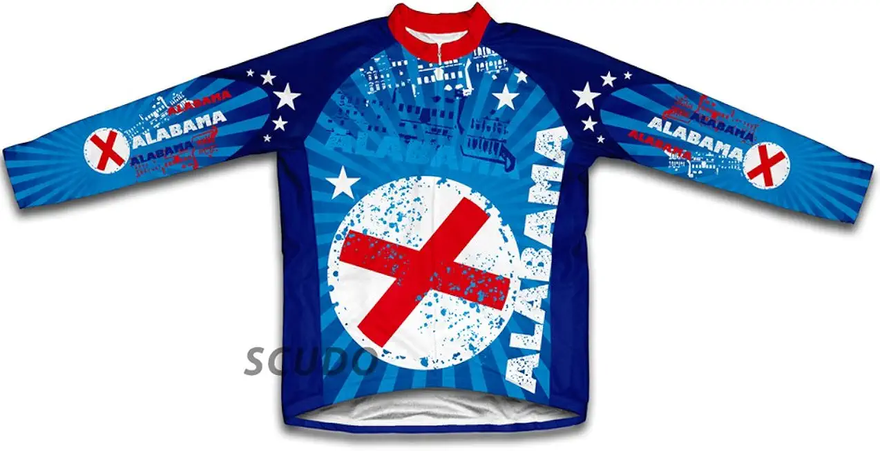 ScudoPro Alabama Winter Thermal Cycling Jersey for Men