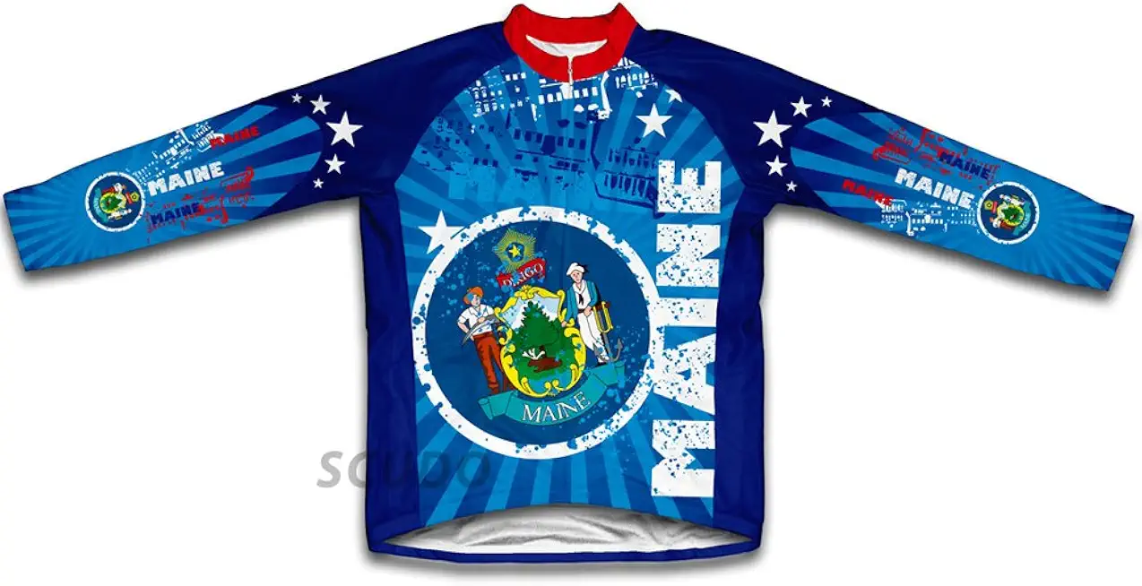 ScudoPro Maine Winter Thermal Cycling Jersey for Men