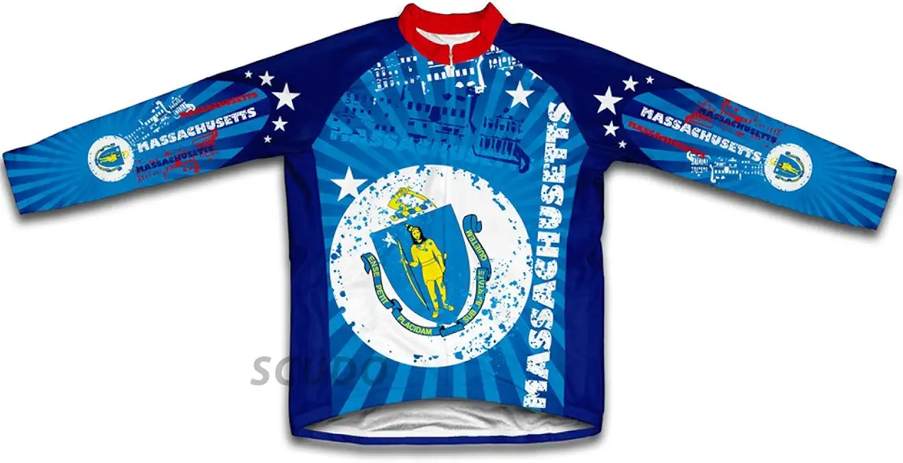 ScudoPro Massachusetts Winter Thermal Cycling Jersey for Men