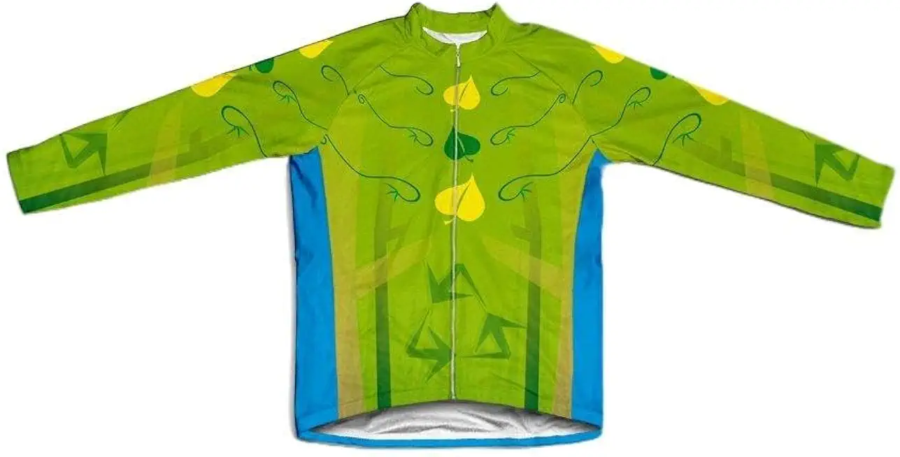 ScudoPro Rainbow Flower Winter Thermal Cycling Jersey for Women