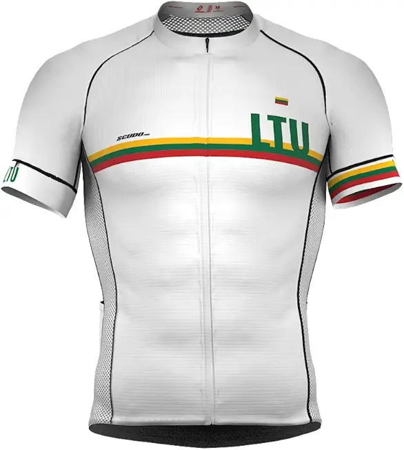 Lithuania Code Short Sleeve Cycling PRO Jersey for Men