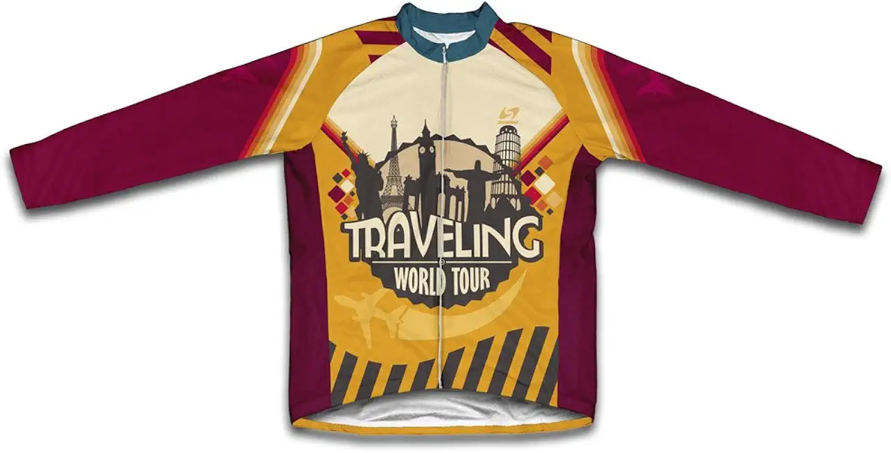 ScudoPro Retro Traveling Thermal Cycling Jersey for Men