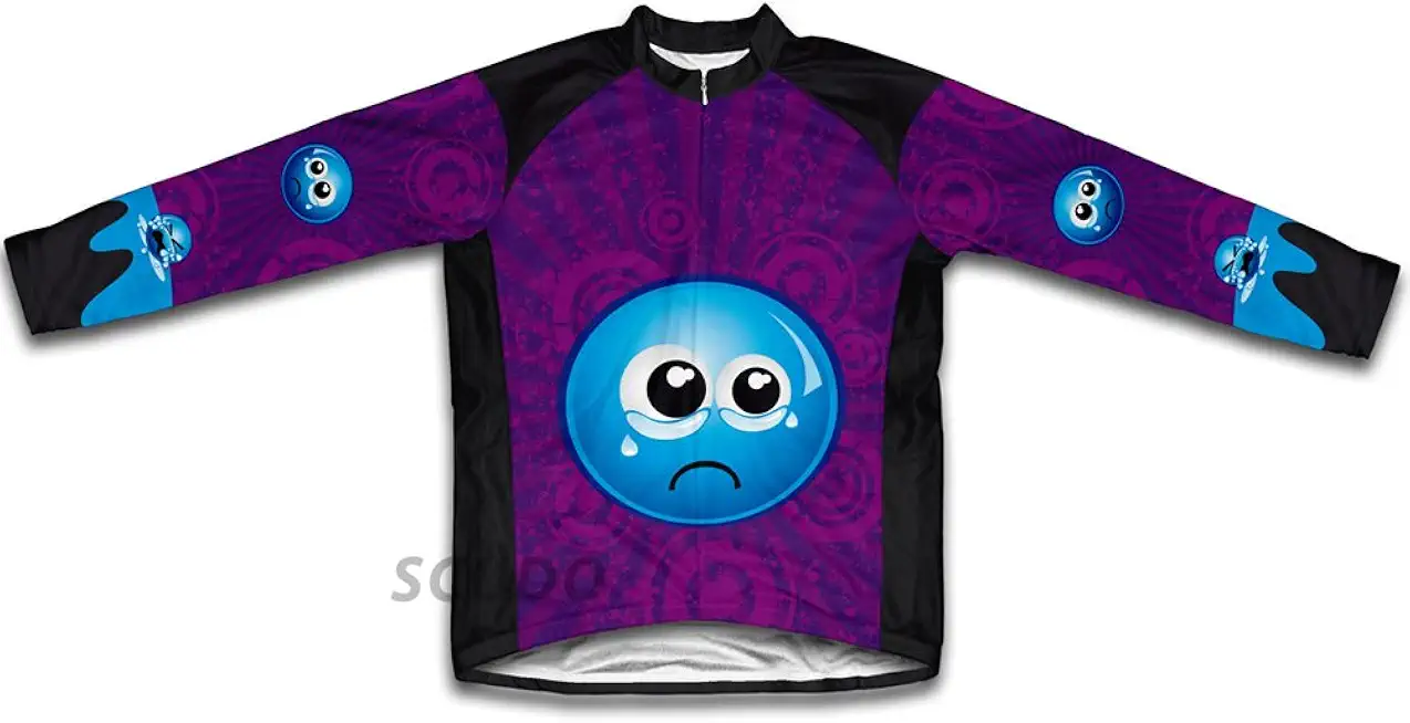 ScudoPro Crying Eyes Winter Thermal Cycling Jersey for Women