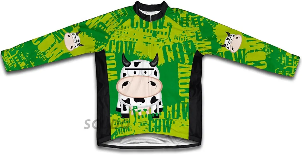 ScudoPro Little Cow Winter Thermal Cycling Jersey for Women