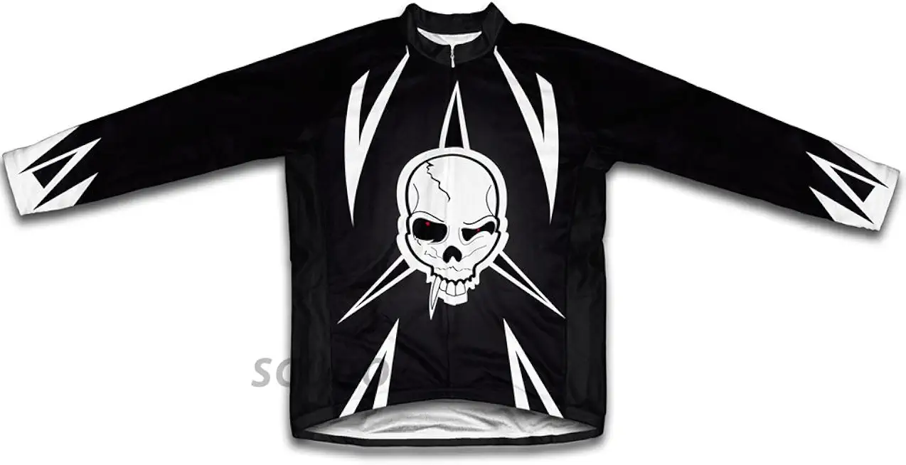 ScudoPro Deadly Eye Bite Winter Thermal Cycling Jersey for Men