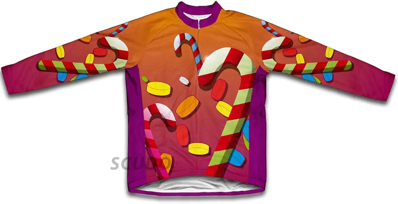 ScudoPro Candy Paradise Winter Thermal Cycling Jersey for Men