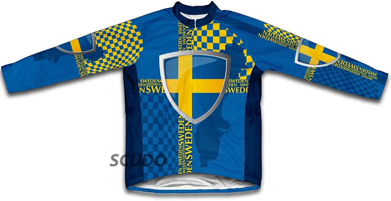 ScudoPro Sweden Winter Thermal Cycling Jersey for Women