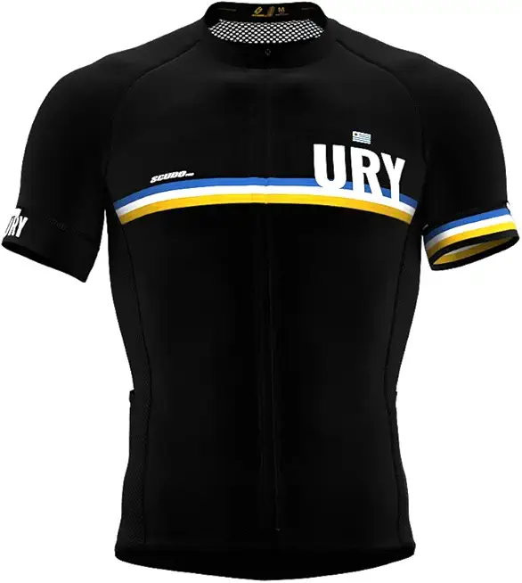 Uruguay Code Short Sleeve Cycling PRO Jersey for Men