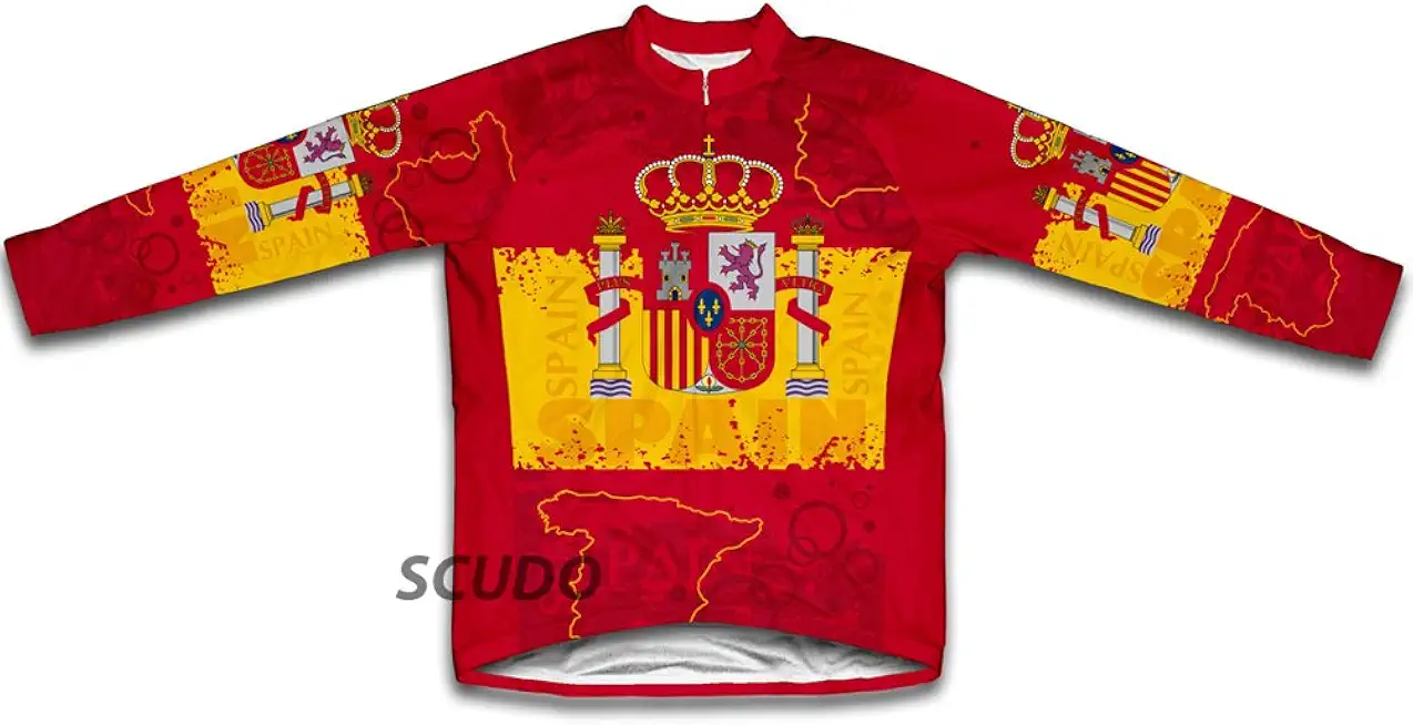 ScudoPro Spain Winter Thermal Cycling Jersey for Women