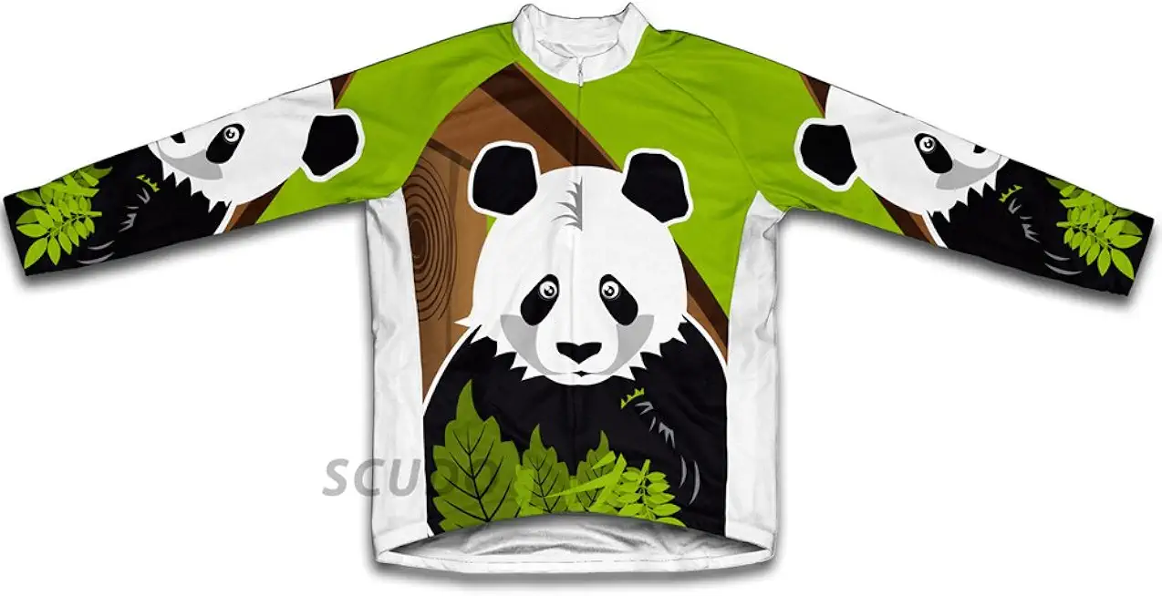 ScudoPro Hi Panda Winter Thermal Cycling Jersey for Men