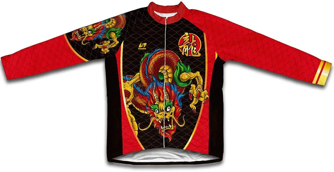 ScudoPro Tianlong Dragon Winter Thermal Cycling Jersey for Women