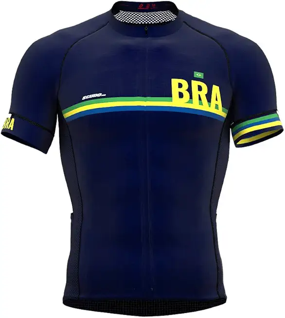 Brasil Code Short Sleeve Cycling PRO Jersey for Men