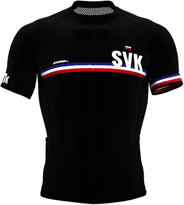 Slovakia Code Short Sleeve Cycling PRO Jersey for Men
